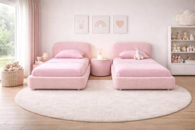 Lits OLIA double pink — autre vue