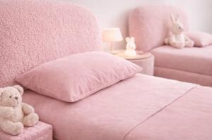 Lits OLIA double pink — autre vue