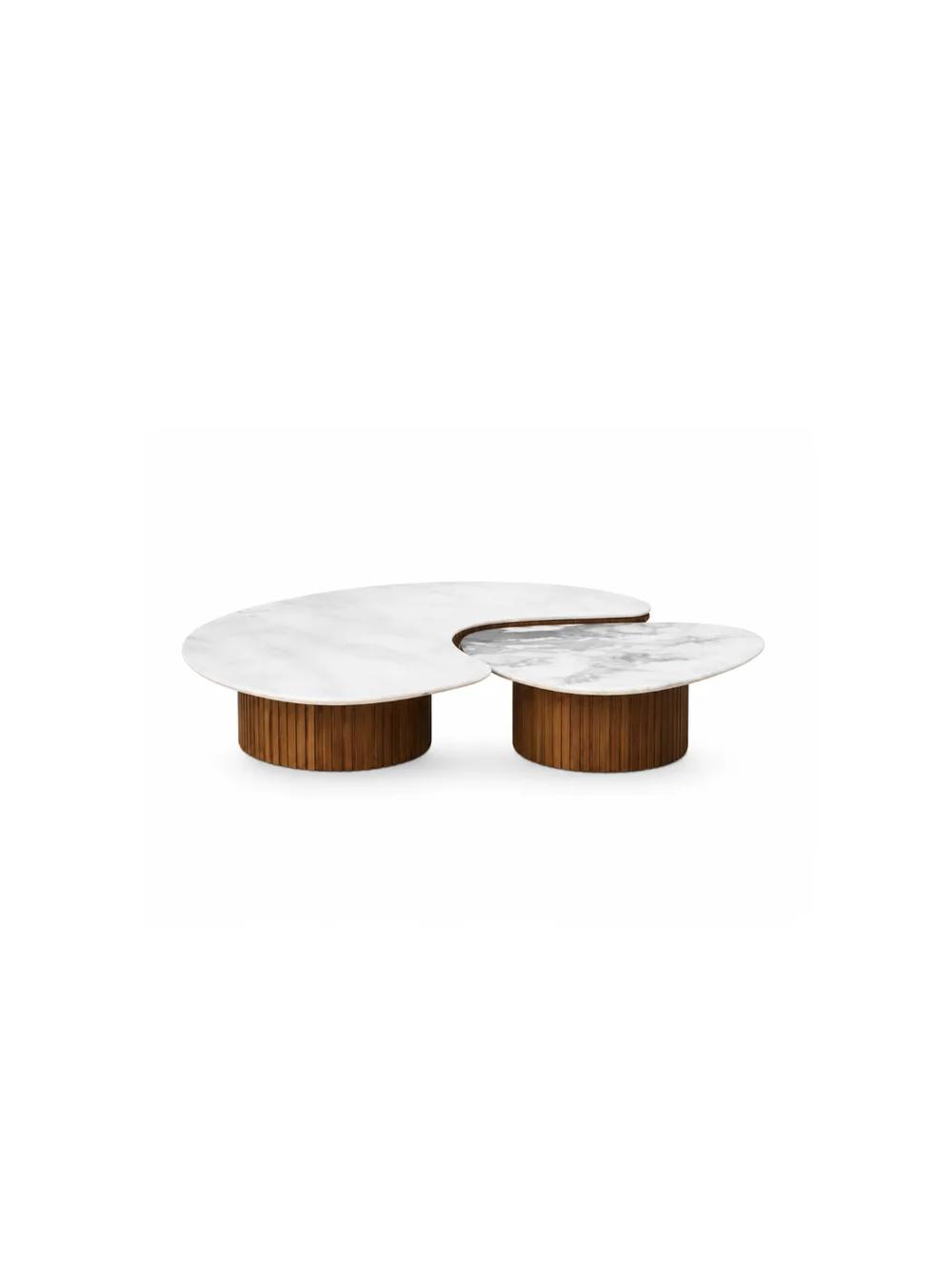 PEBBLE DUO — Tables & Bureaux fabriqué à Marrakech par CREA JIT