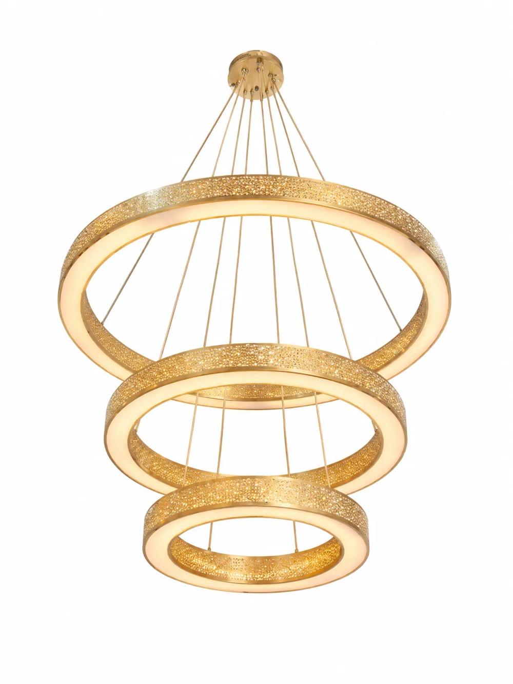 LUSTRE MAJESTÉ — Métal & Ferronnerie fabriqué à Marrakech par CREA JIT