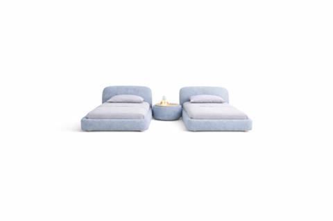 Lits OLIA baby blue — CREA JIT Marrakech