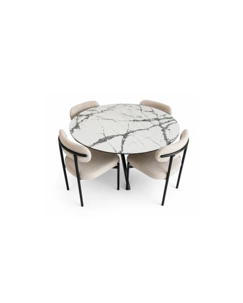 Table + chaises pusly — CREA JIT Marrakech